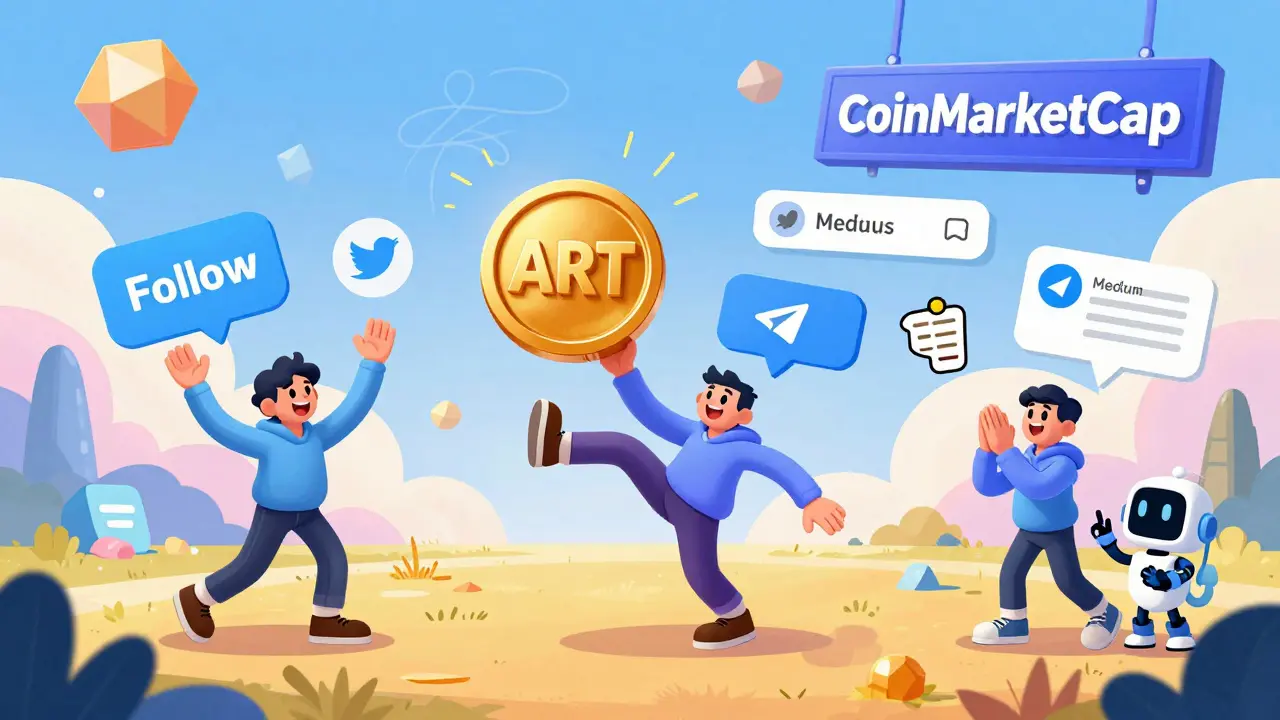 Artify X CoinMarketCap Airdrop: How to Qualify for 500 ART Tokens