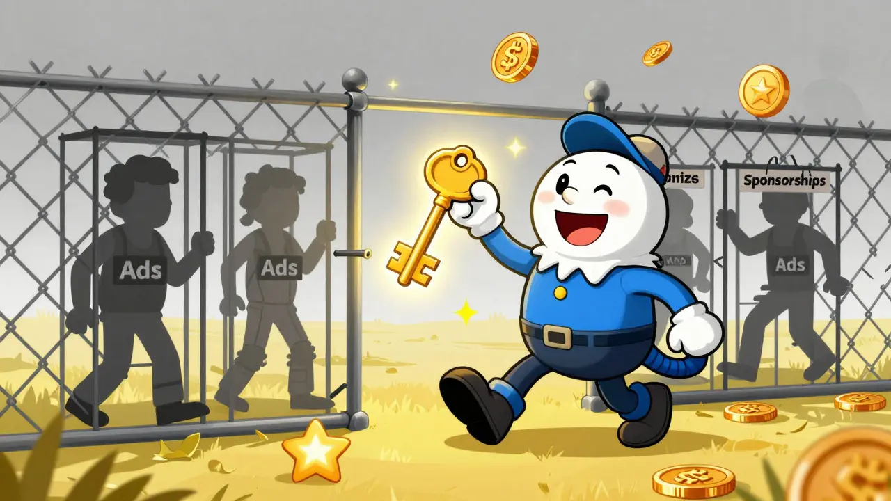 Creator unlocking chains to access direct blockchain payments and NFTs