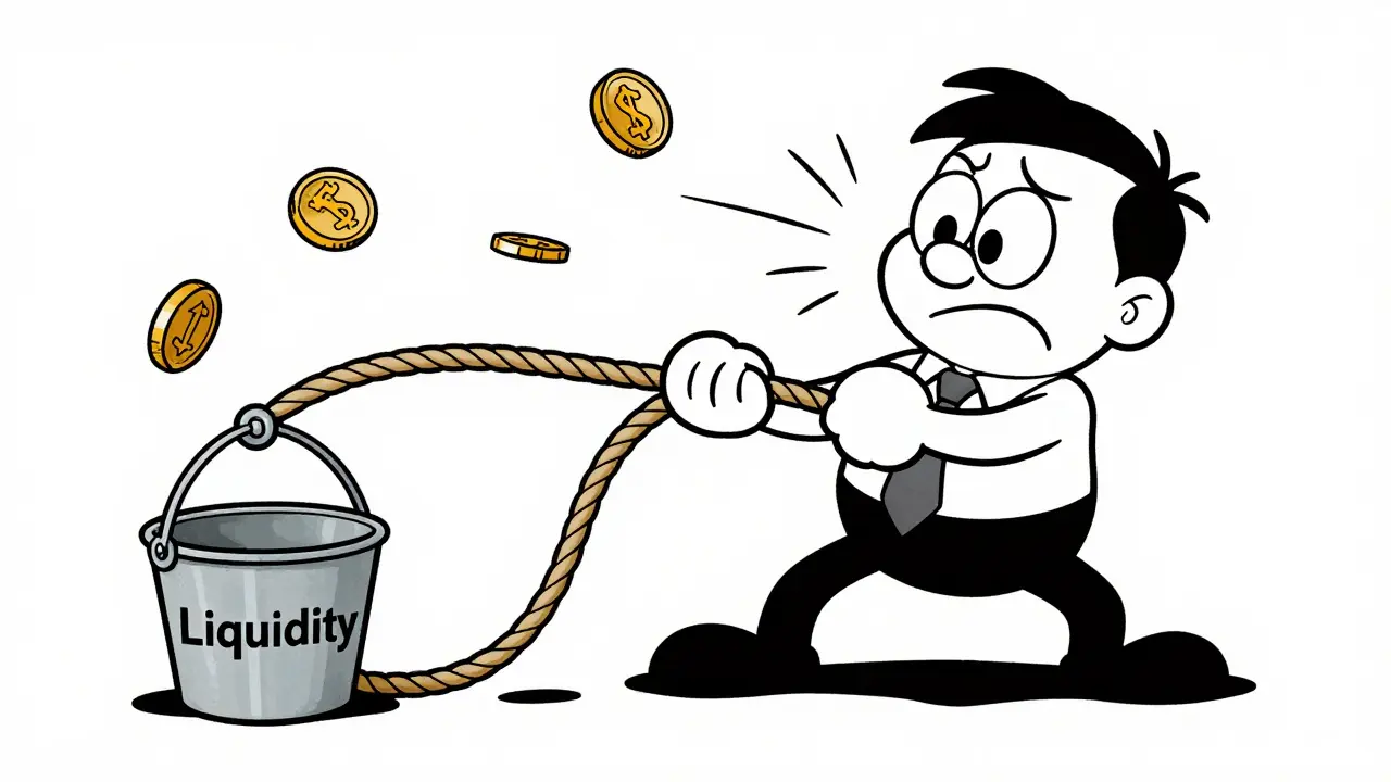 Confused trader struggling with shallow liquidity bucket