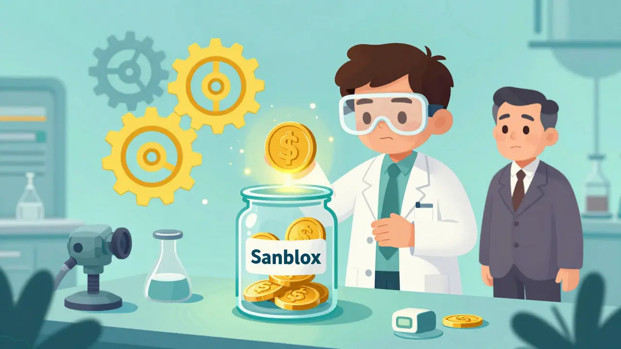 Scientist testing digital currency in a regulatory sandbox lab