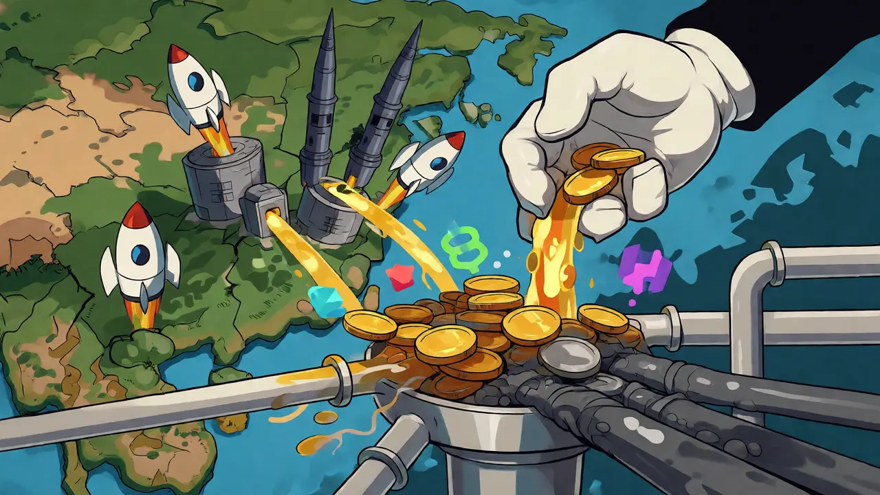 Crypto funds flow to North Korean missile program
