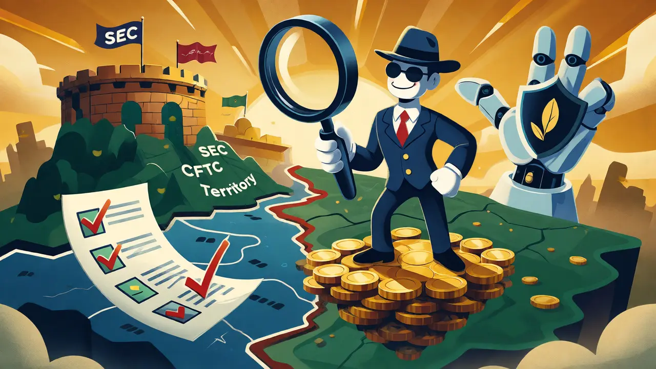Stylized investor navigating regulatory landscapes with an ESG-focused portfolio strategy.